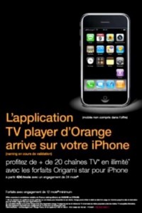 Et si l'avenir de la TV mobile passait par l'iPhone ?