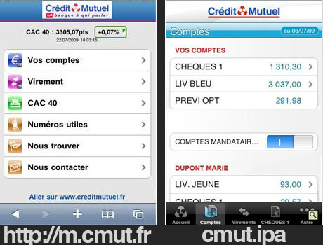 Conception d'interfaces sur iPhone Conception d'interfaces sur iPhone