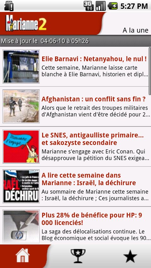 Marianne2.fr est disponible sur l'Android Market Marianne2.fr est disponible sur l'Android Market